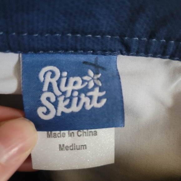 Ripskirt Hawaii size m blue with subtle stripes wrap skirt/cover up - Picture 6 of 7